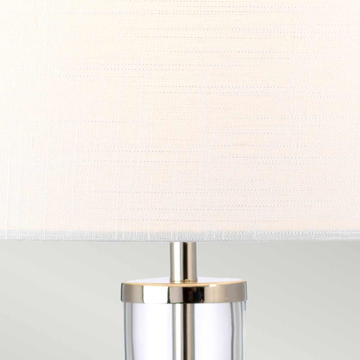 Gilded Nola Orb stolní lampa nikl bílé stínidlo