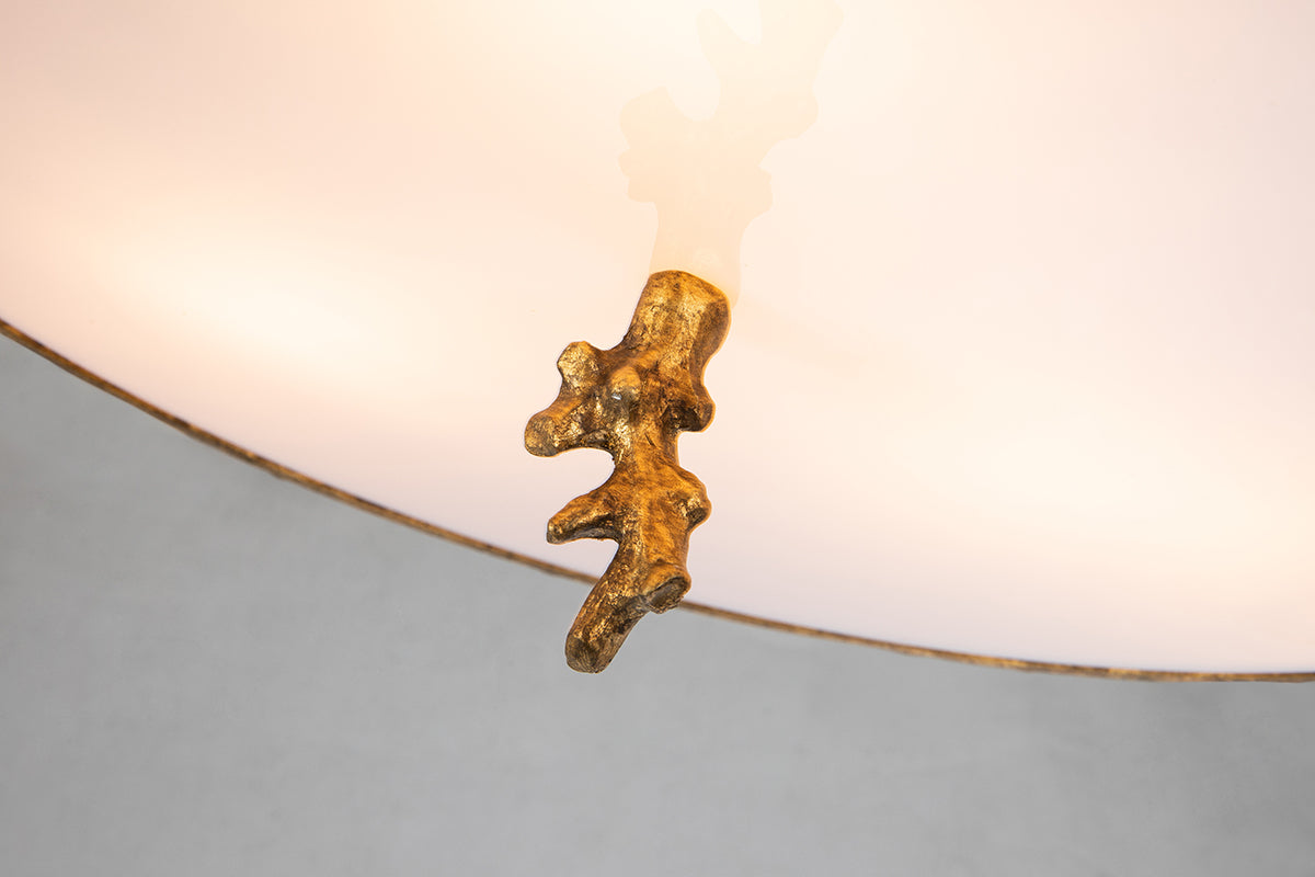 Gilded Nola Trellis 16 stropní svítidlo sklo