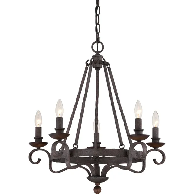 Quoizel Noble Chandelier lustr 3světlo černý