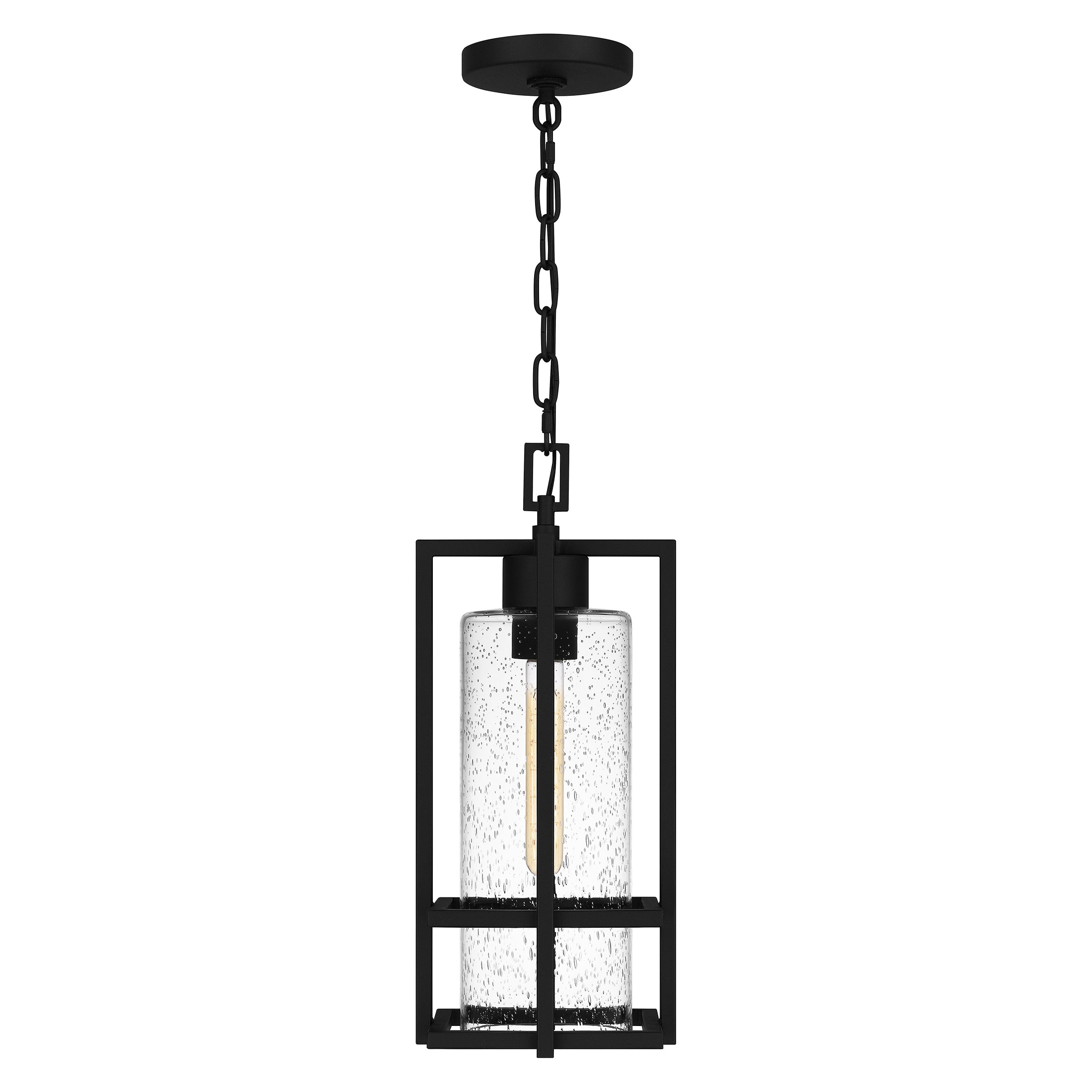 Quoizel Damien venkovní závěsná lampa earth black