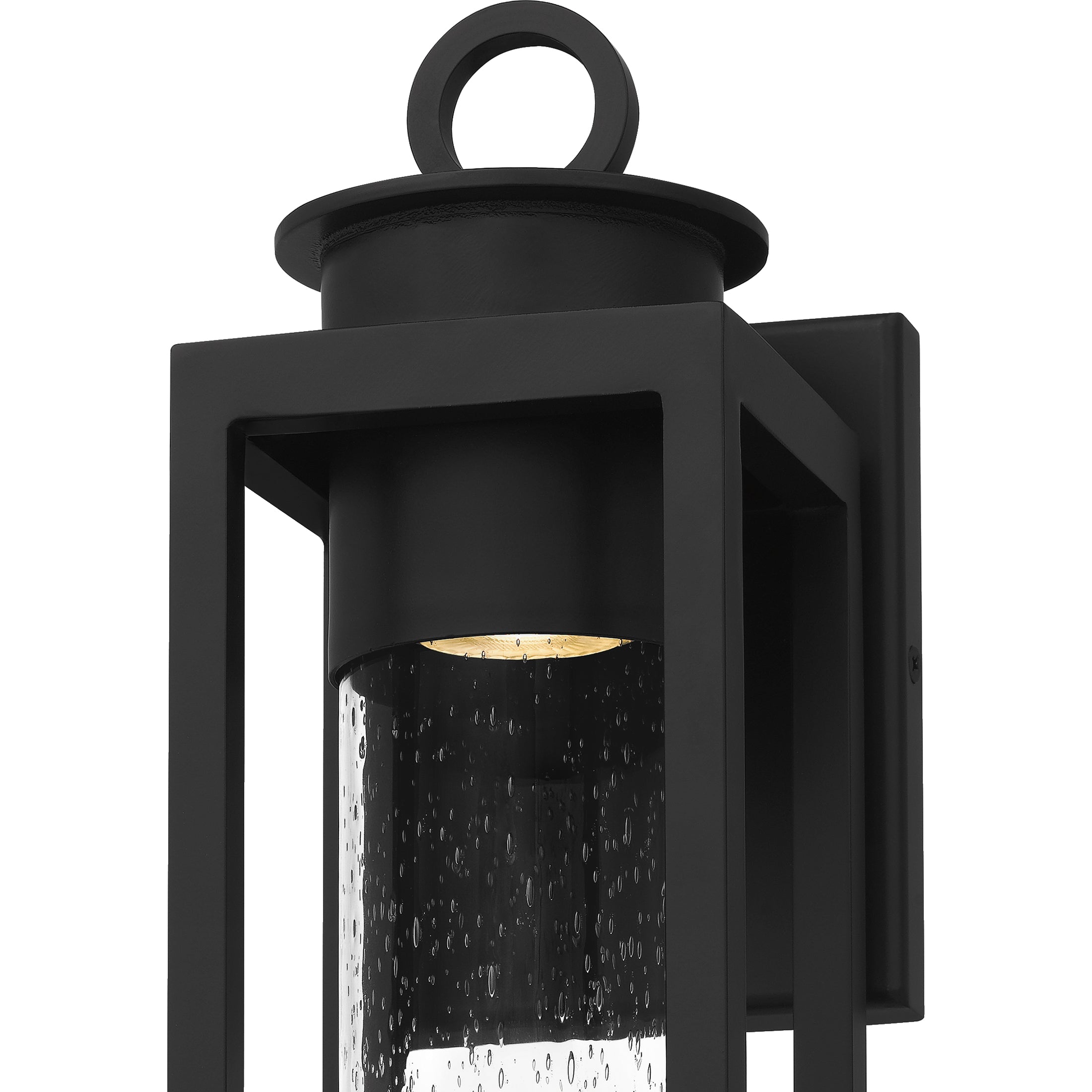 Quoizel Donegal Wall Light venkovní svítidlo černé sklo