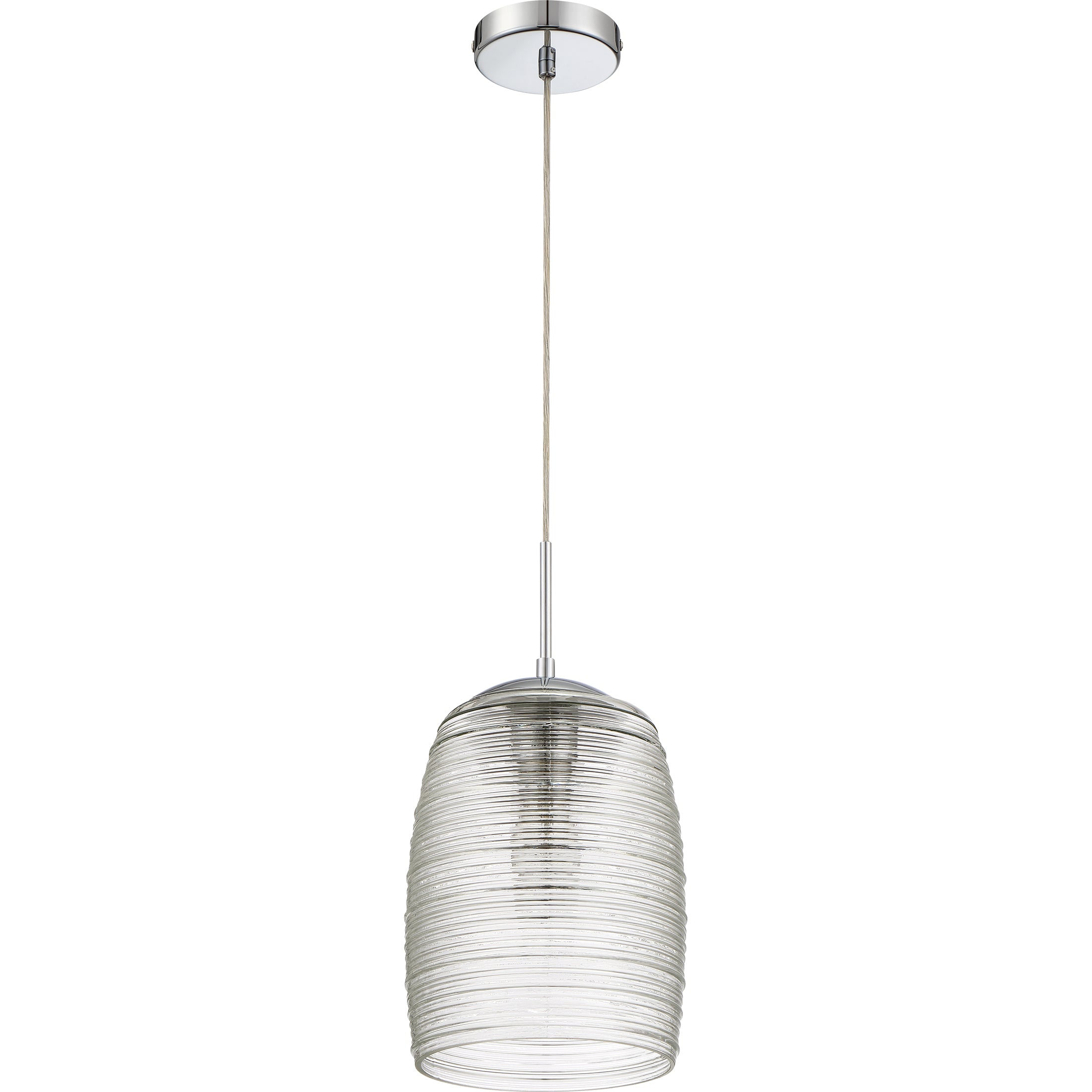 Quoizel Rebound Mini Pendant závěsné svítidlo polished chrome