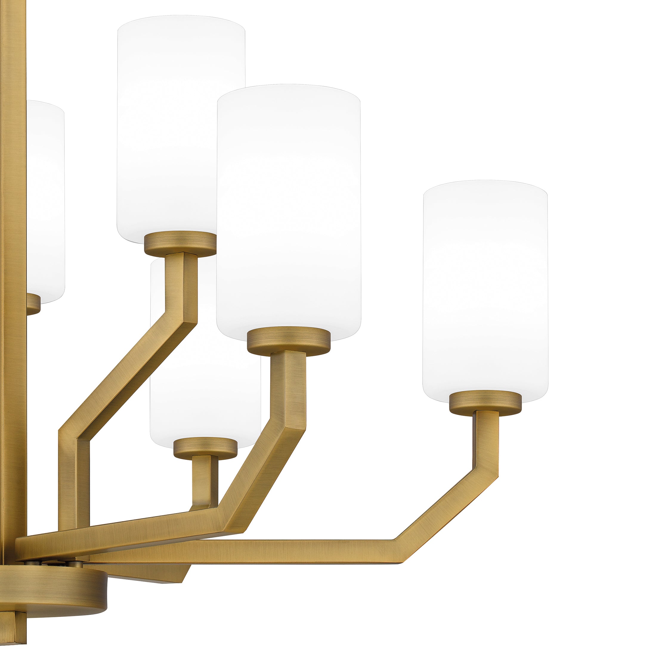 Quoizel Cavalier Chandelier lustr mosaz aged brass