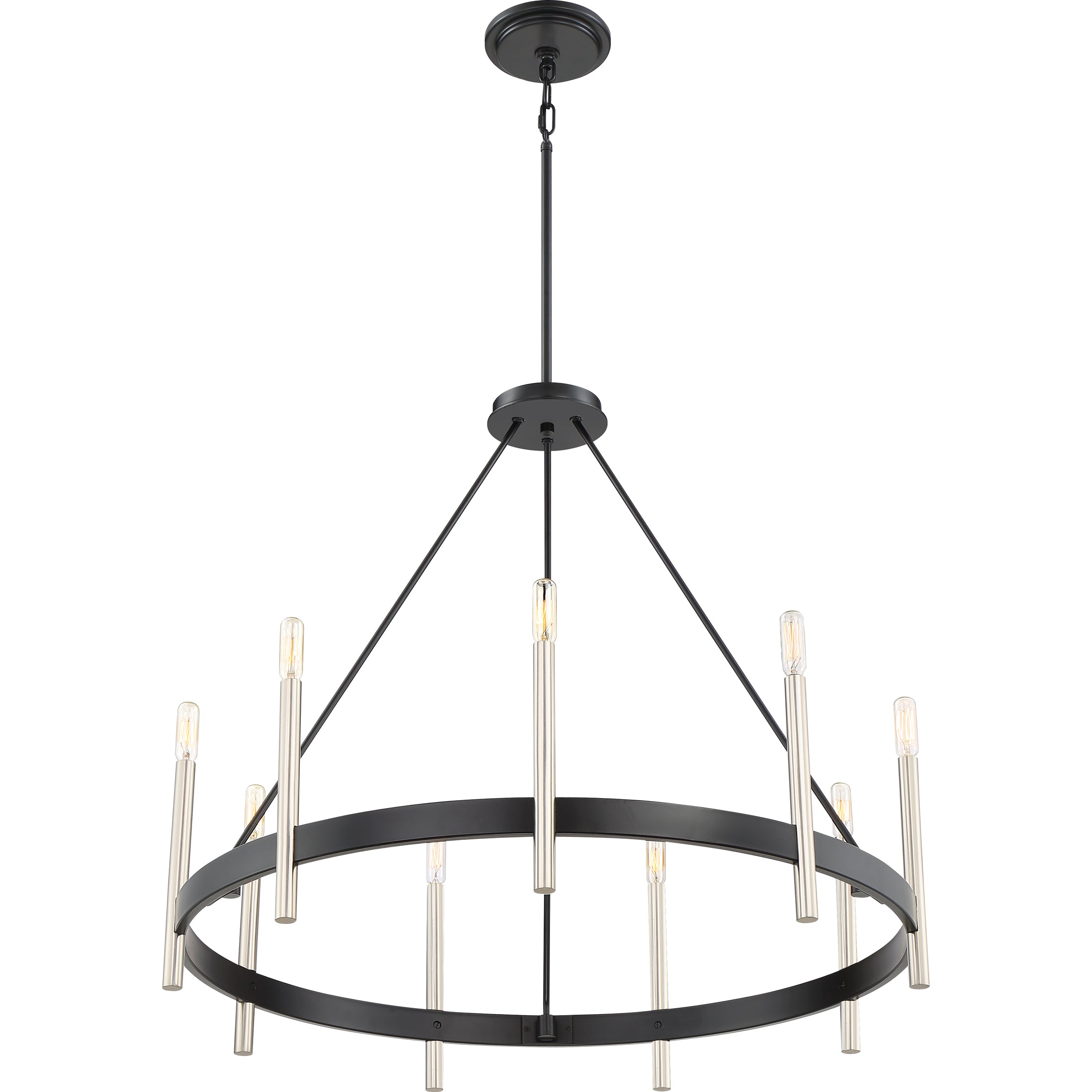 Quoizel Anthem Chandelier lustr 6-světelný mystic black