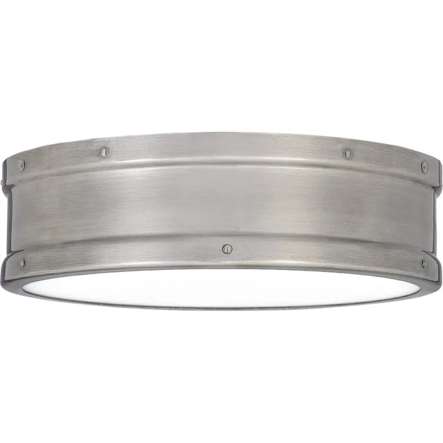 Quoizel Ahoy Flush Mount stropní svítidlo matná černá LED