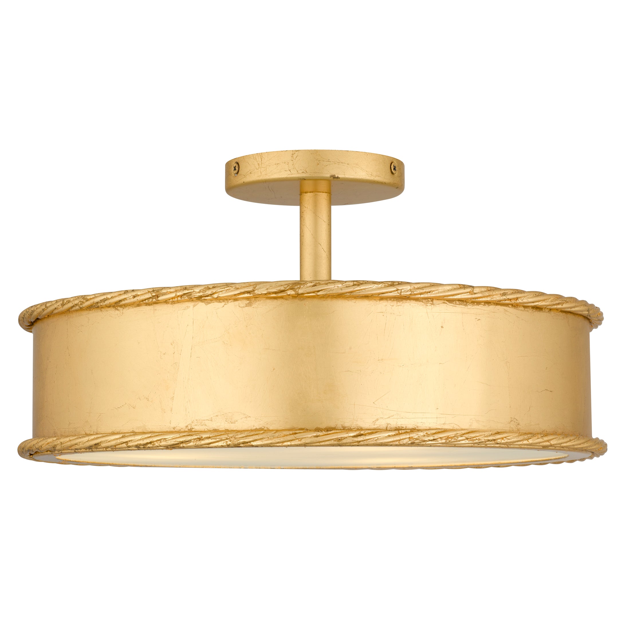 Quoizel Mara Semi-Flush Mount stropní svítidlo zlatá fólie