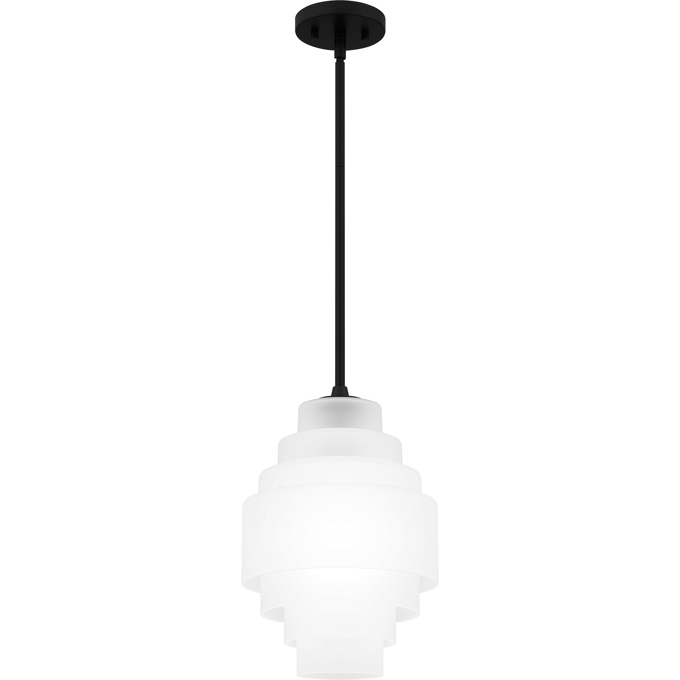 Quoizel Driscoll závěsné svítidlo Matte Black