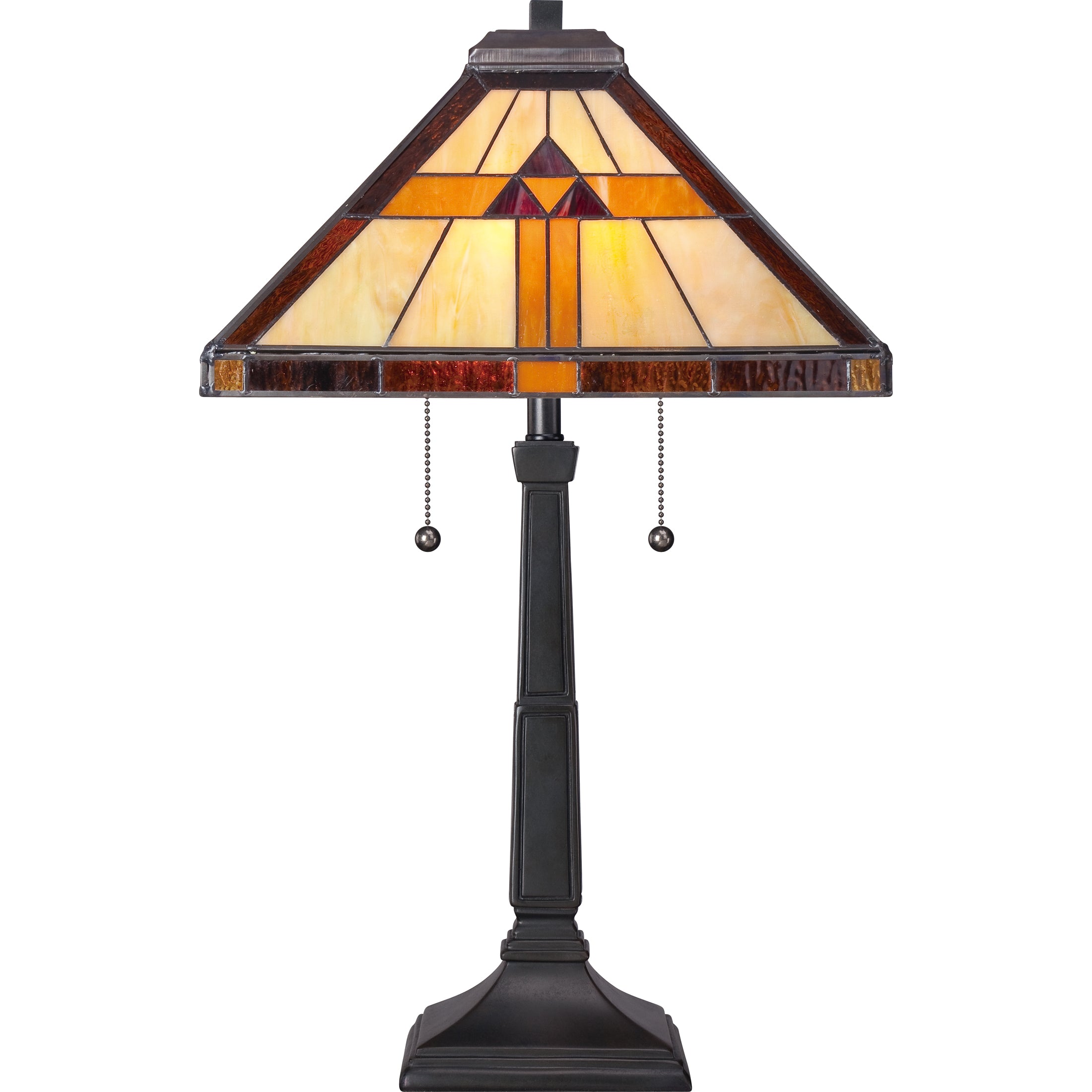 Quoizel Bryant stolní lampa vintage bronze