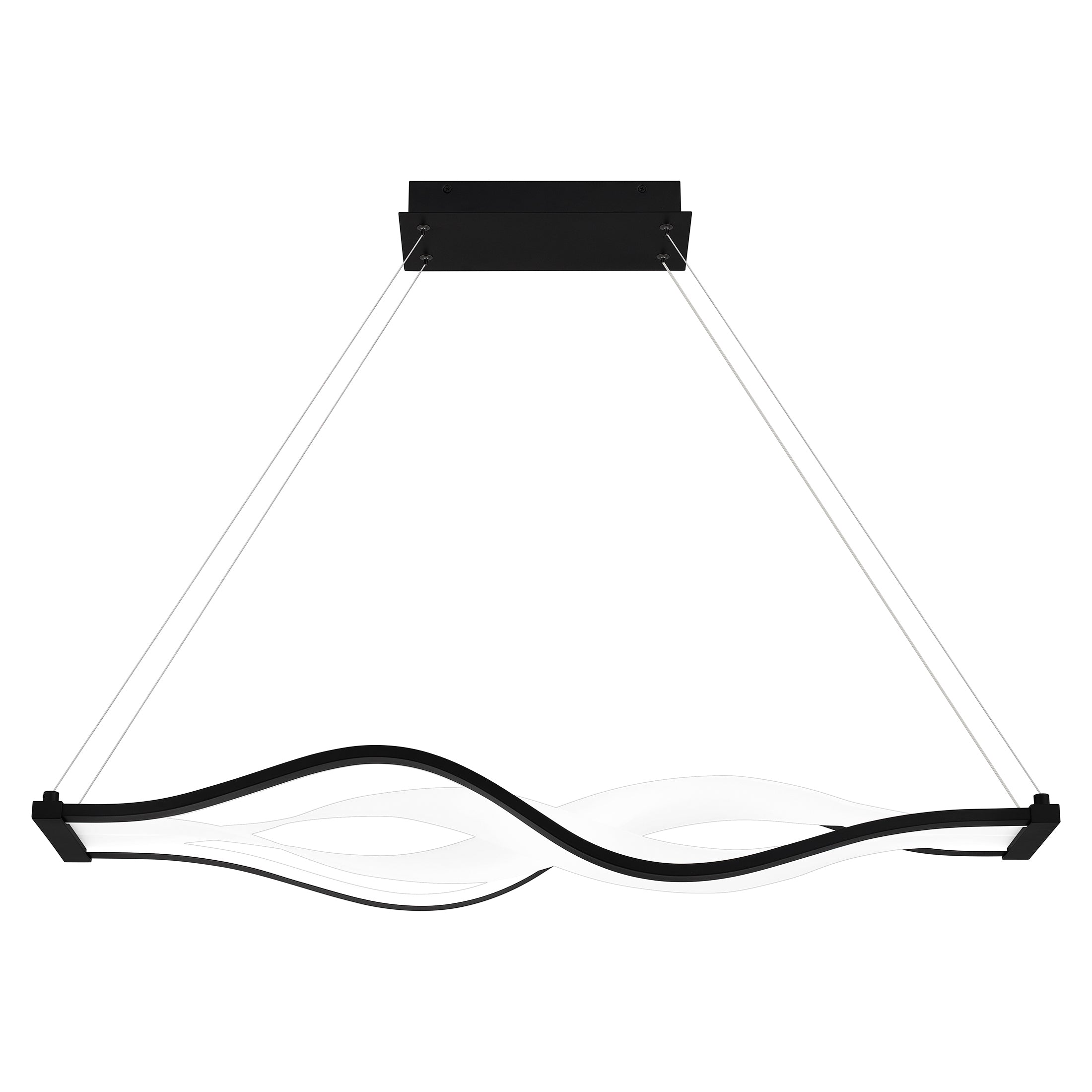 Quoizel Saratoga Island Light lustr matte black LED