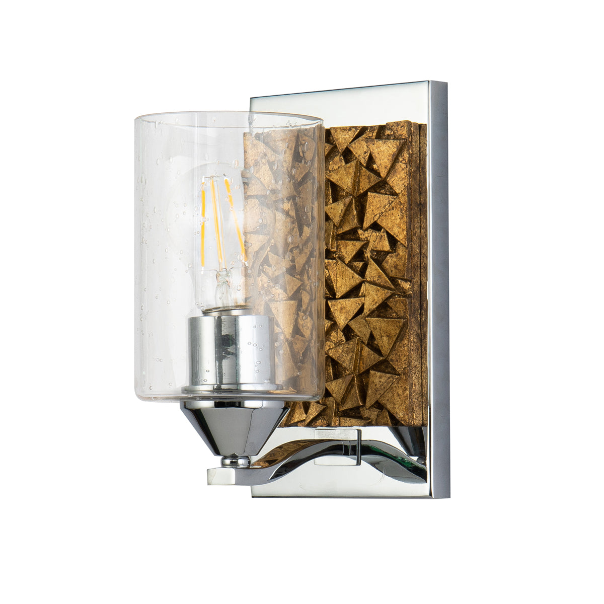 Gilded Nola Bocage 1 Light koupelnové svítidlo chrom