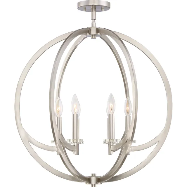 Quoizel Orion Semi-Flush stropní svítidlo kartáčovaný nikl
