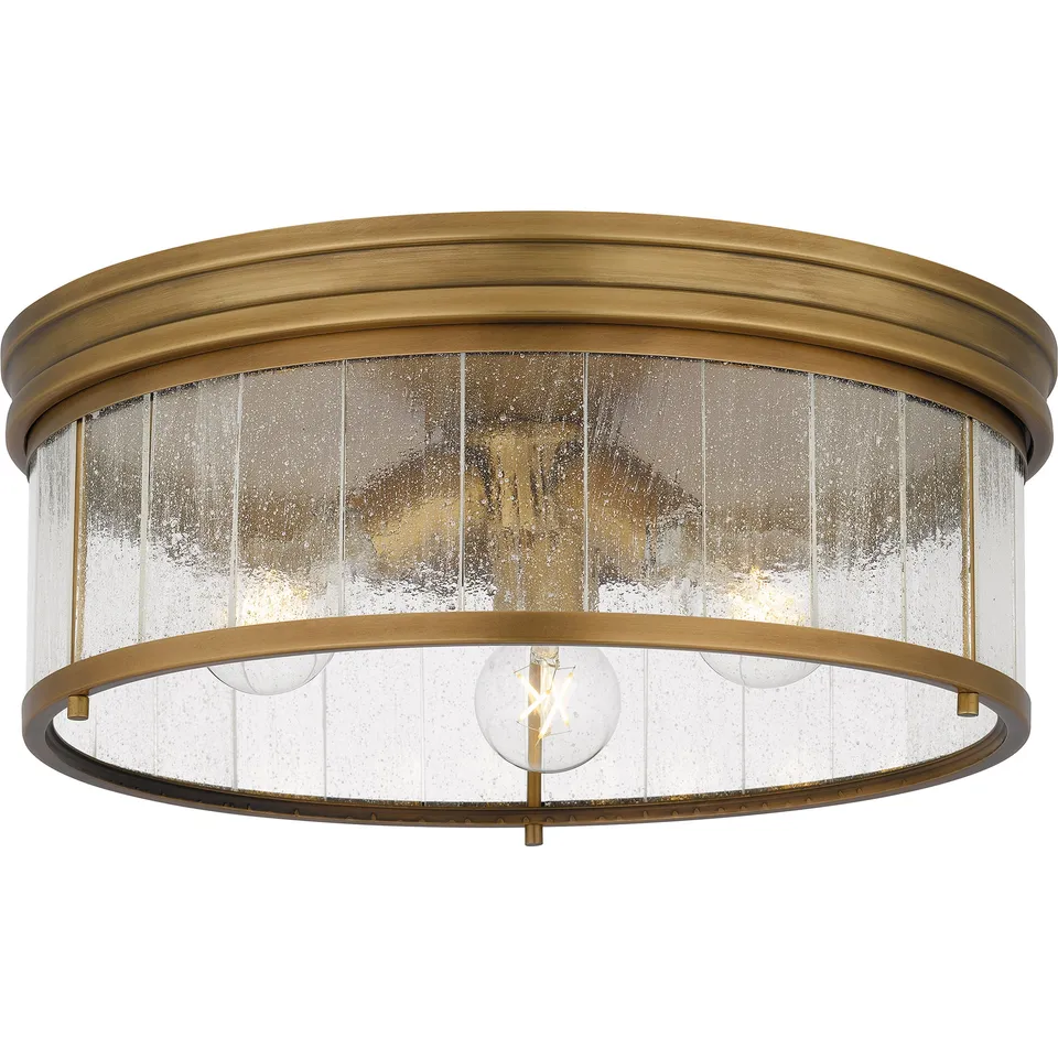 Quoizel Theodora Flush Mount stropní svítidlo mosazné