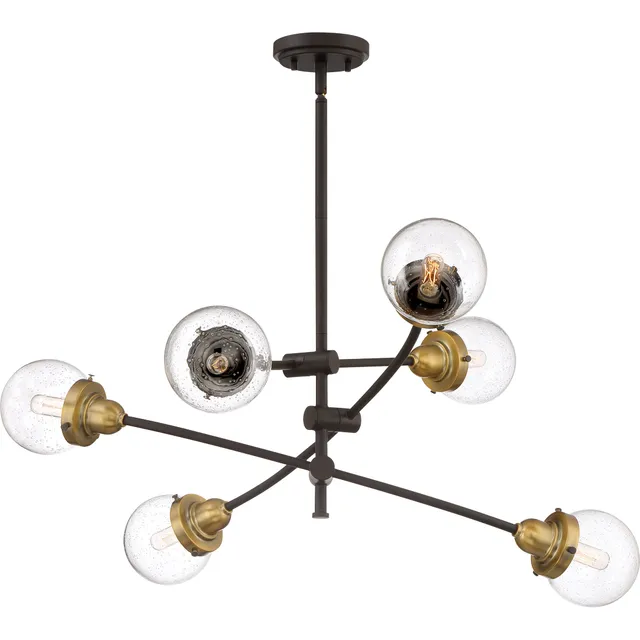 Quoizel Trance lustr Western Bronze nastavitelná ramena