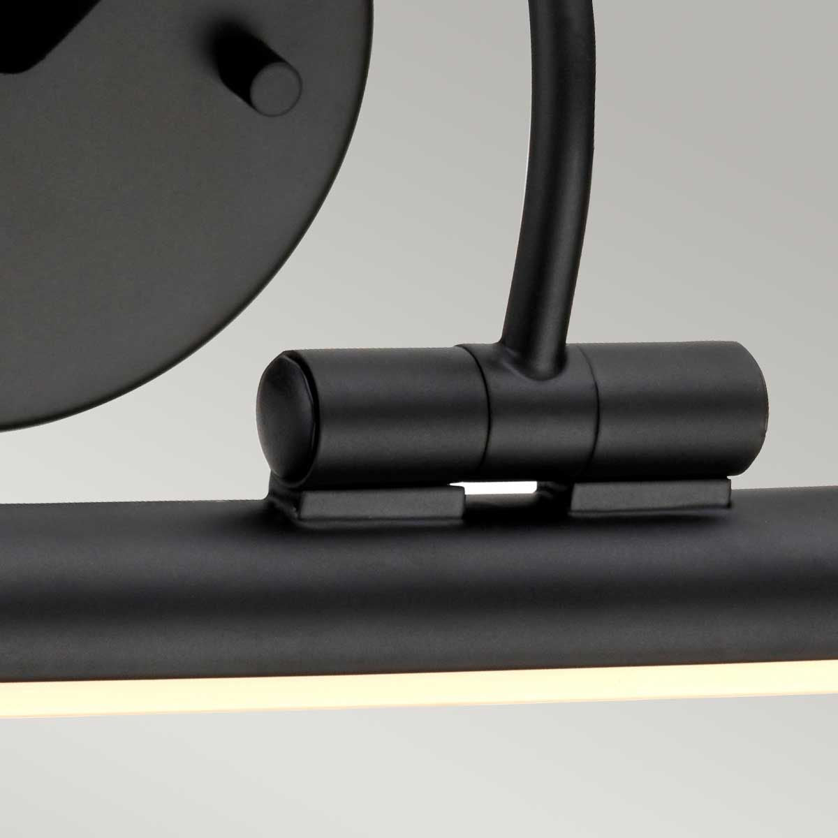 Gilded Nola Alton Large LED obrazové světlo černé