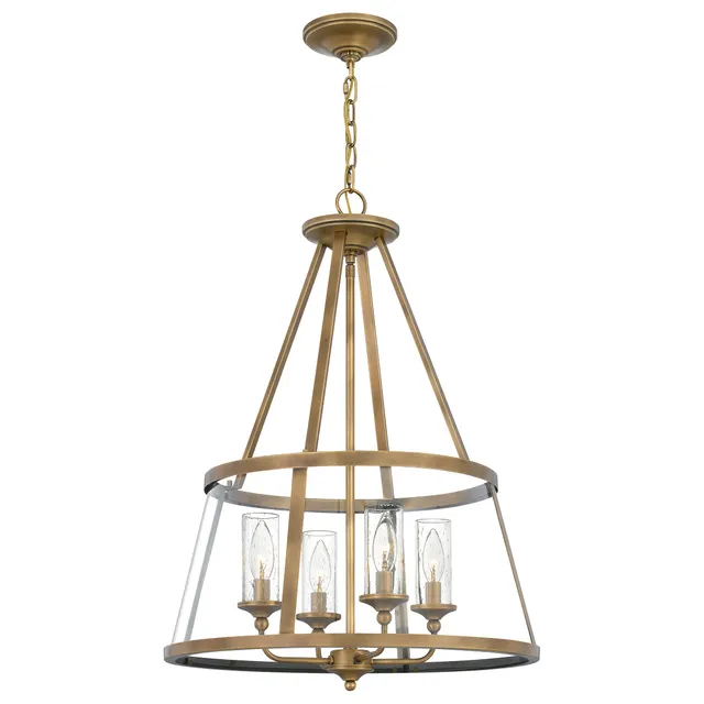 Quoizel Barlow závěsné svítídlo mosaz Weathered Brass
