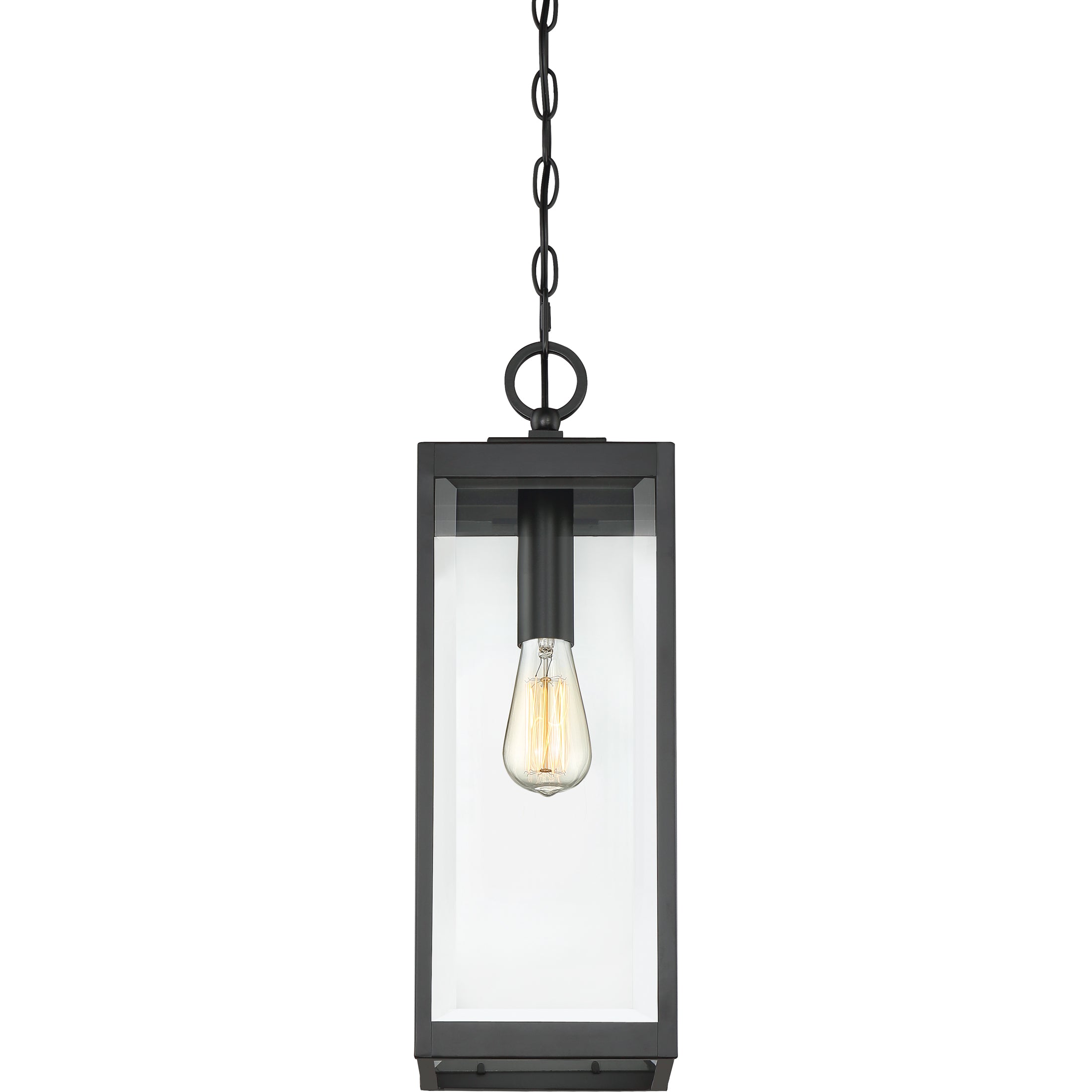 Quoizel Westover závěsná lampa earth black ocelová
