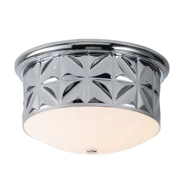Gilded Nola Epsilon 3 Light Flush Mount stropní svítídlo opál