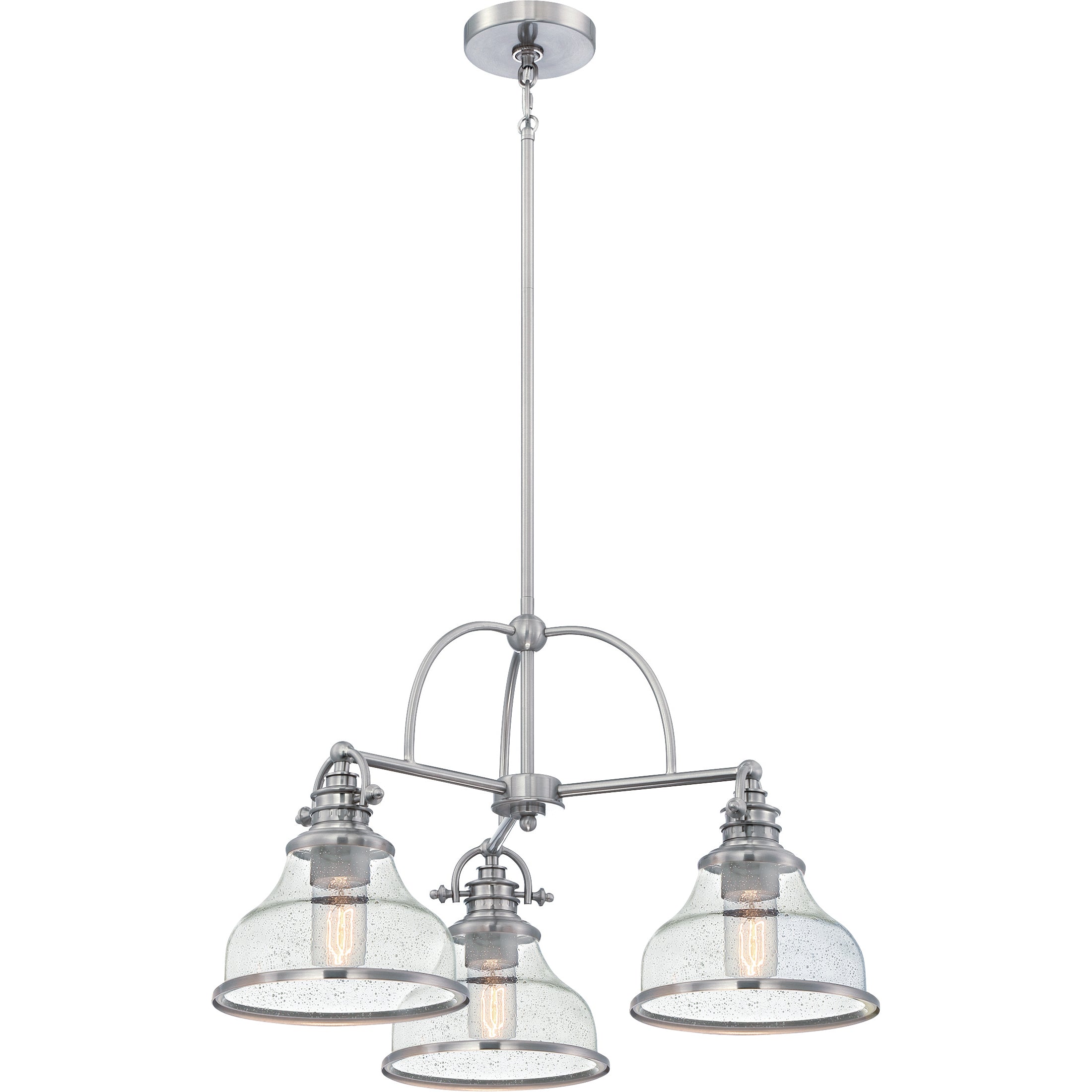 Quoizel Grant Chandelier lustr bronzový čiré sklo