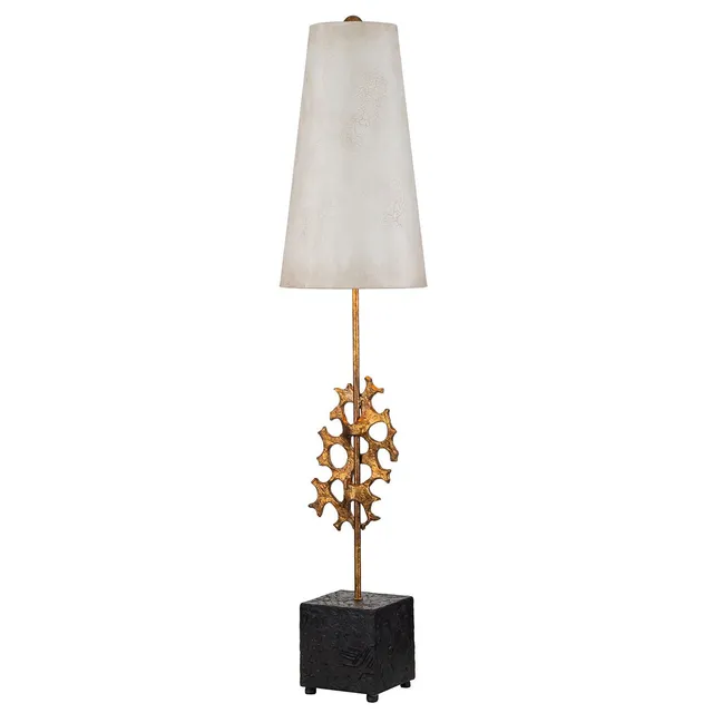 Gilded Nola Coral Luxe stolní lampa zlatá 99 cm