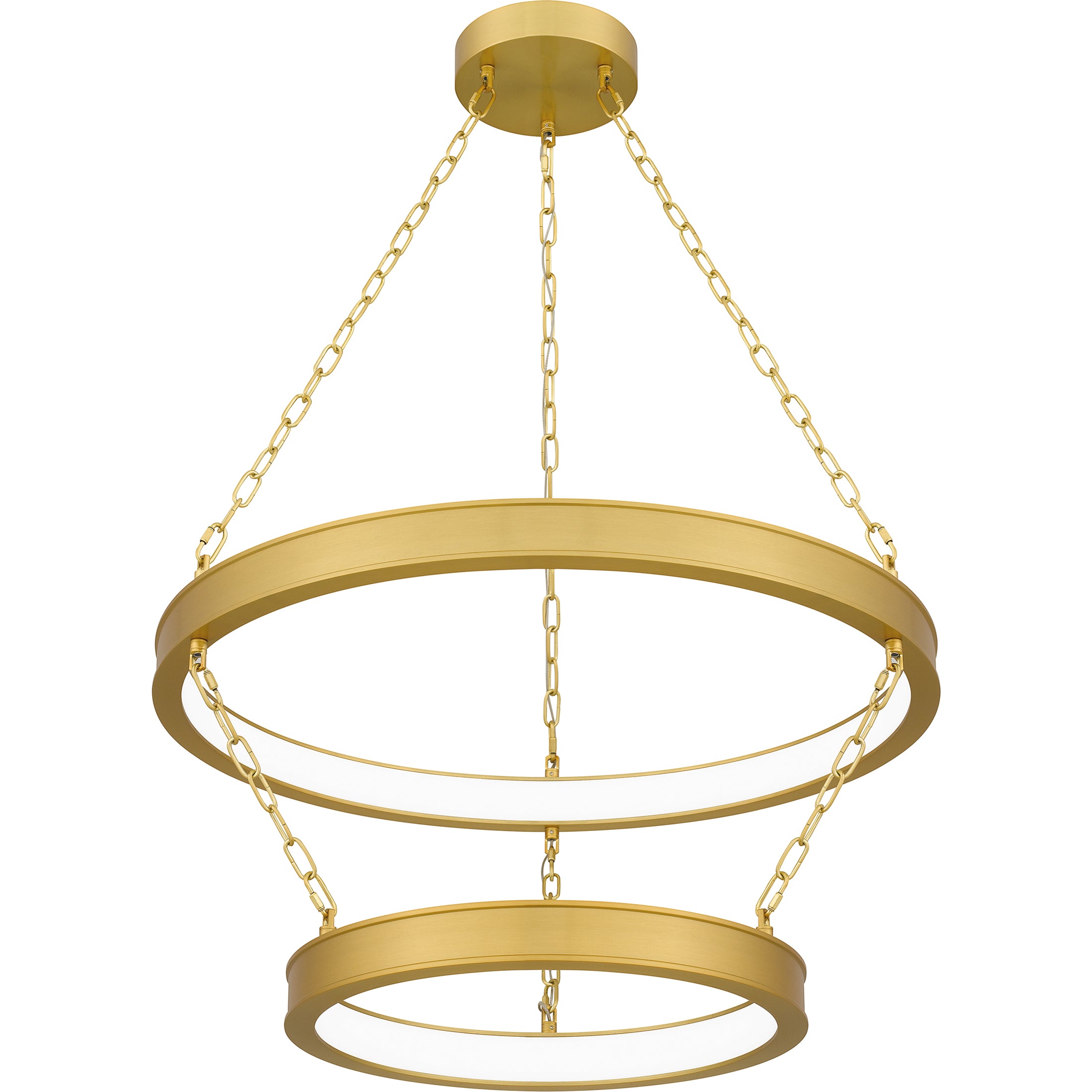 Quoizel Ozara závěsné svítidlo Antique Brass LED