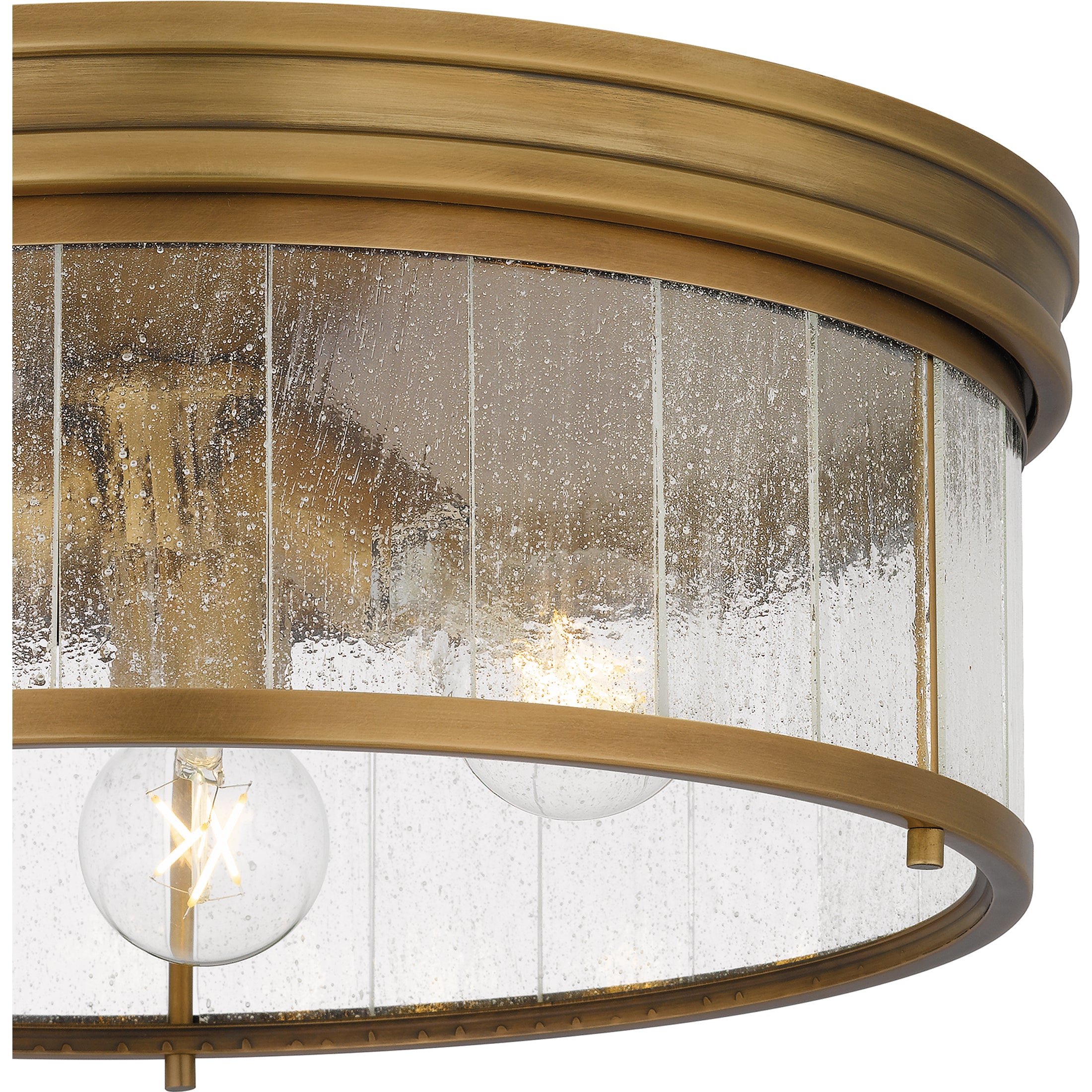Quoizel Theodora Flush Mount stropní svítidlo mosazné