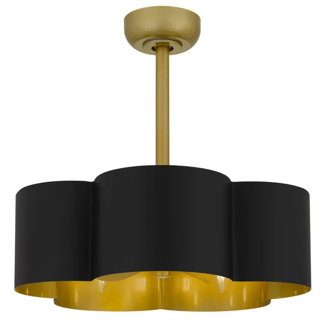 Quoizel Balsam stropní ventilátor matte black