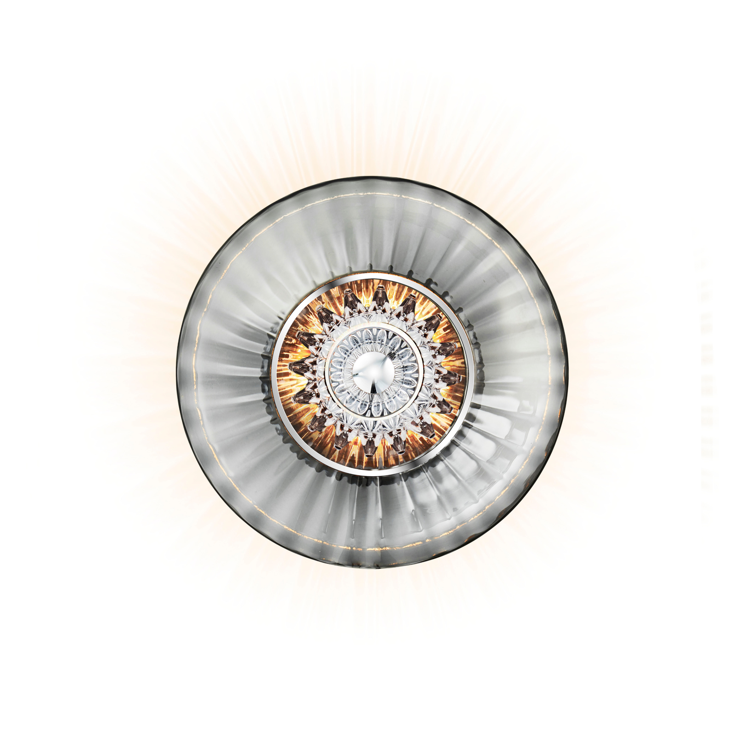 Design by Us New Wave Optic nastenna lampa vlna sklo