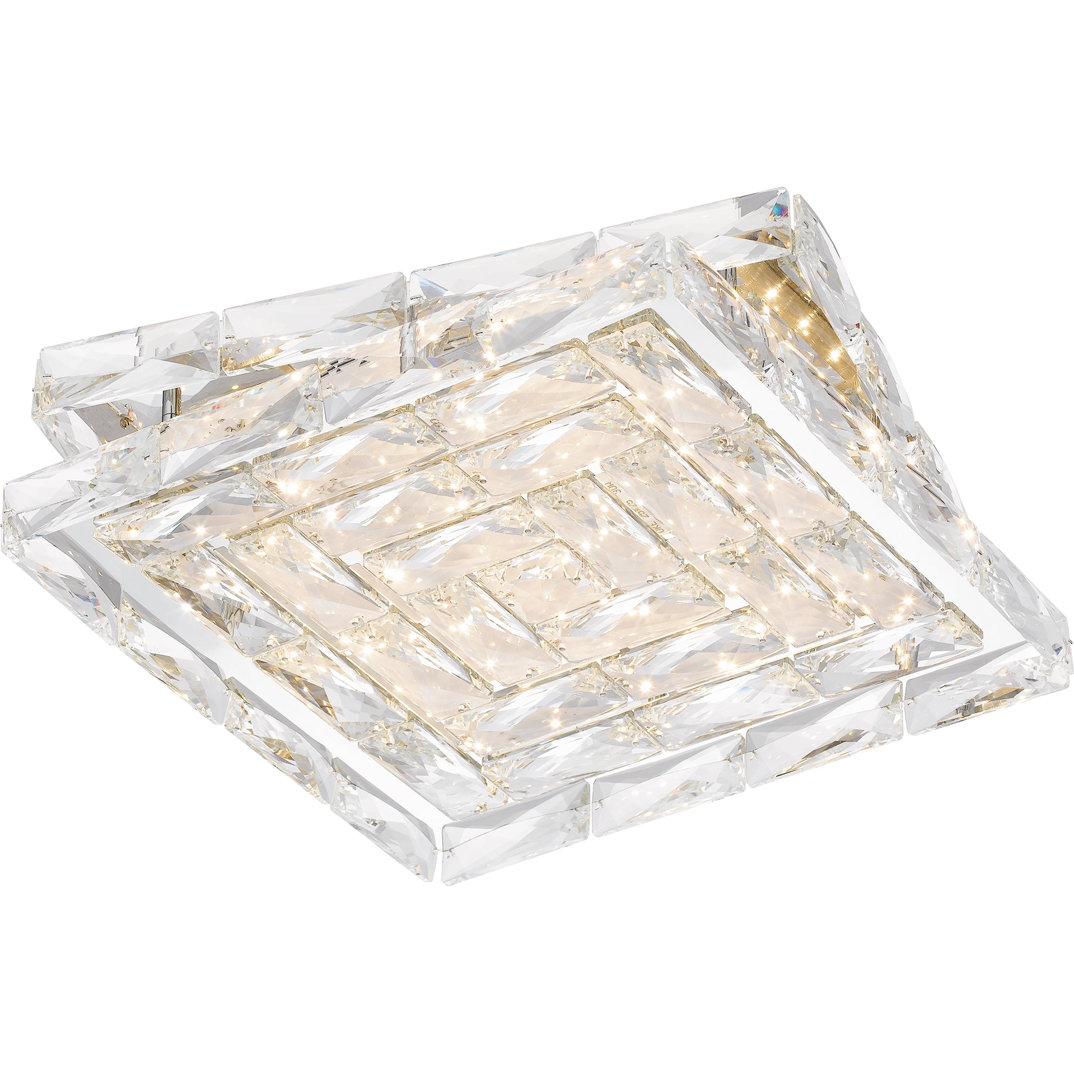 Quoizel Milania Flush Mount stropní světlo chrom LED krystal