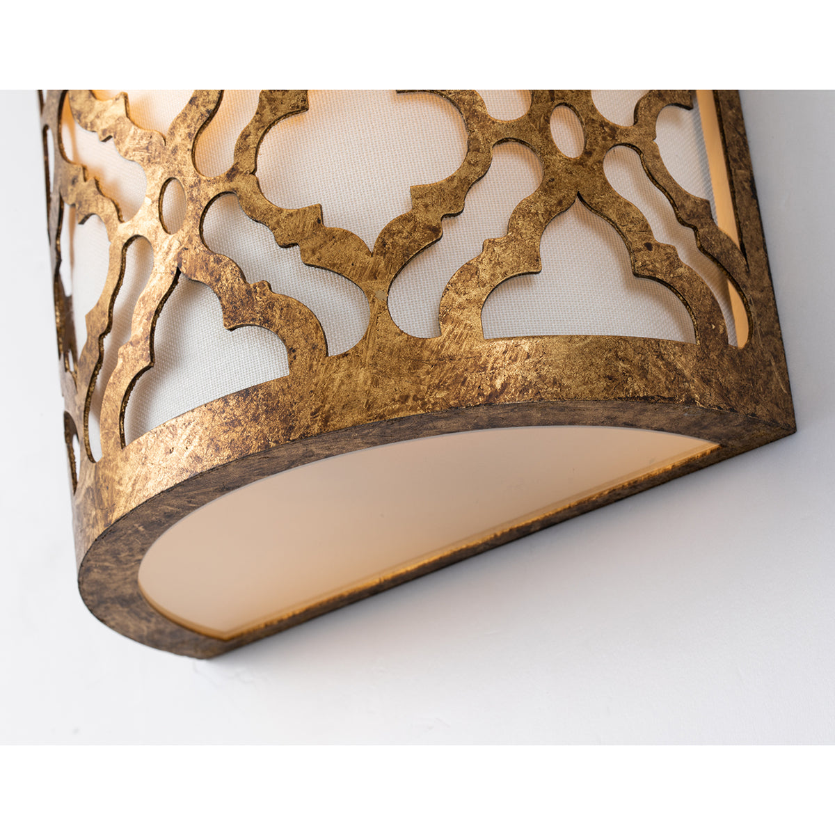 Gilded Nola Arabella 1 Light nástěnné svítidlo zlaté