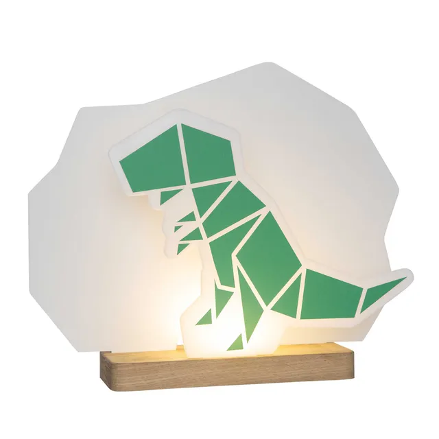 Elobra Dinopoly stolní lampa stavebnice zelená dětská