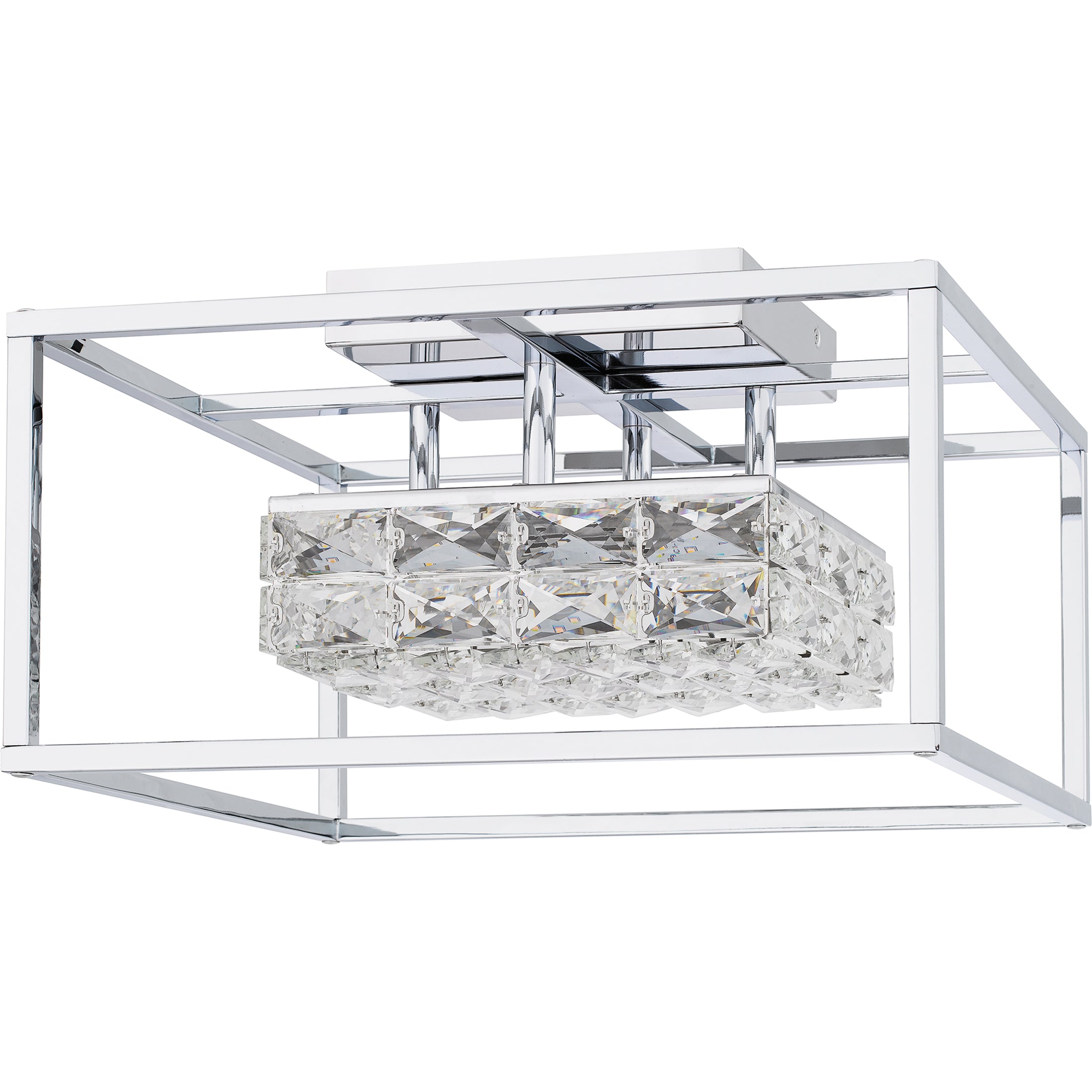Quoizel Dazzle Semi-Flush Mount stropní svítidlo černá LED