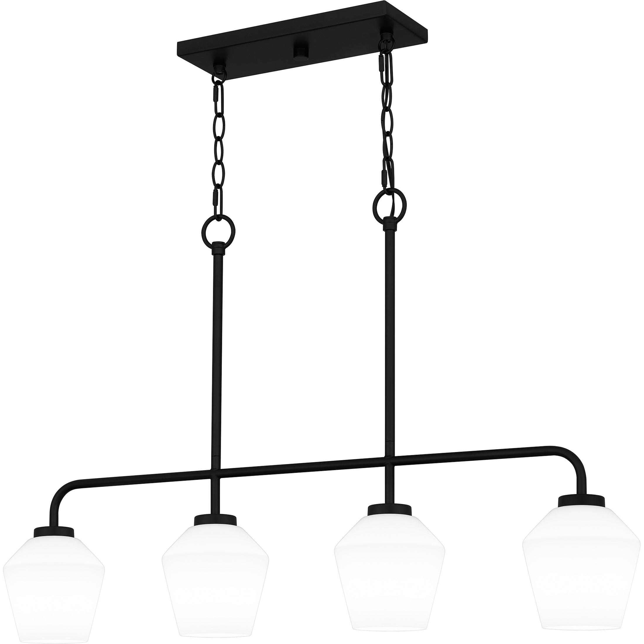 Quoizel Nielson lineární lustr černá matte black