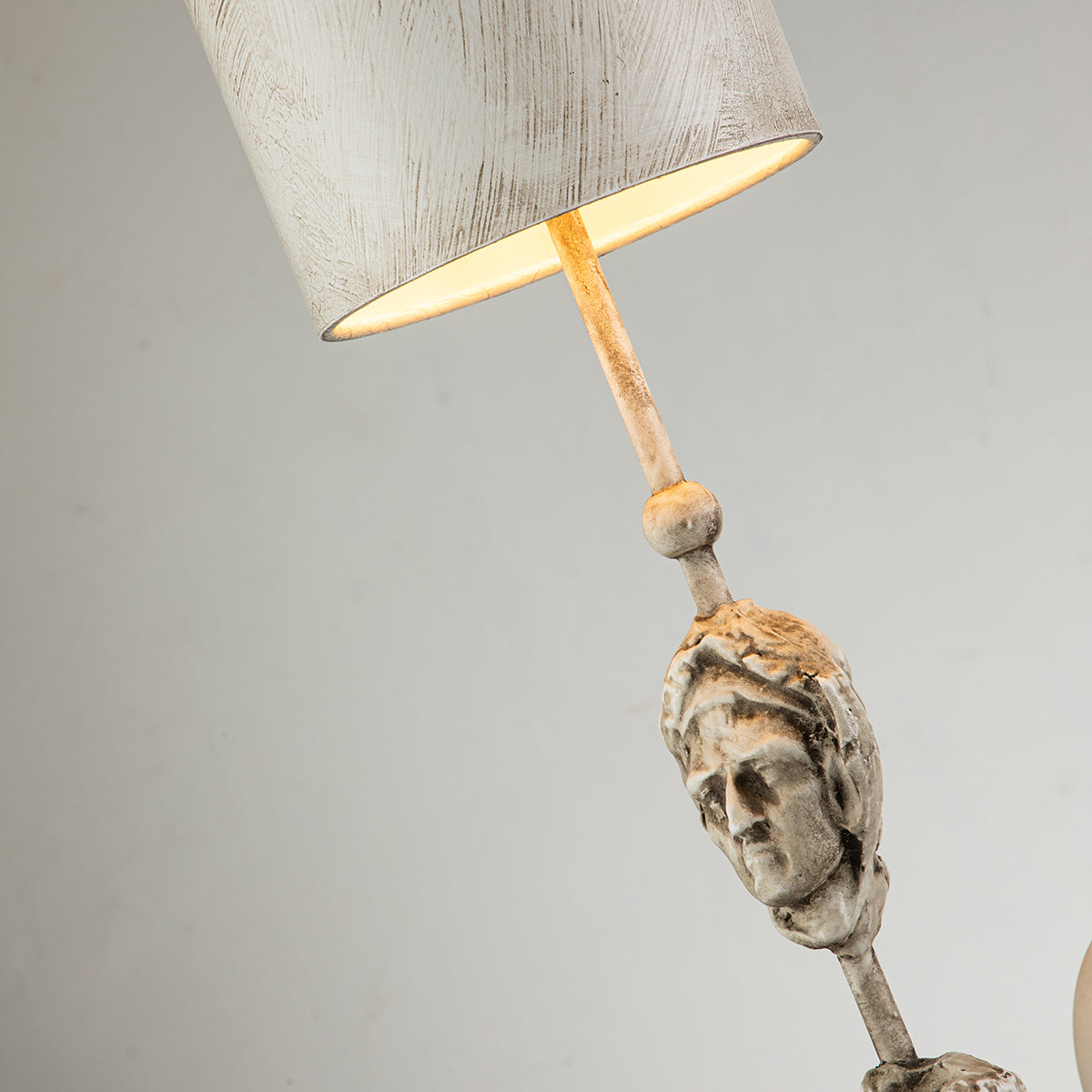 Gilded Nola Fragment nástěnné svítídlo bone 37 palců