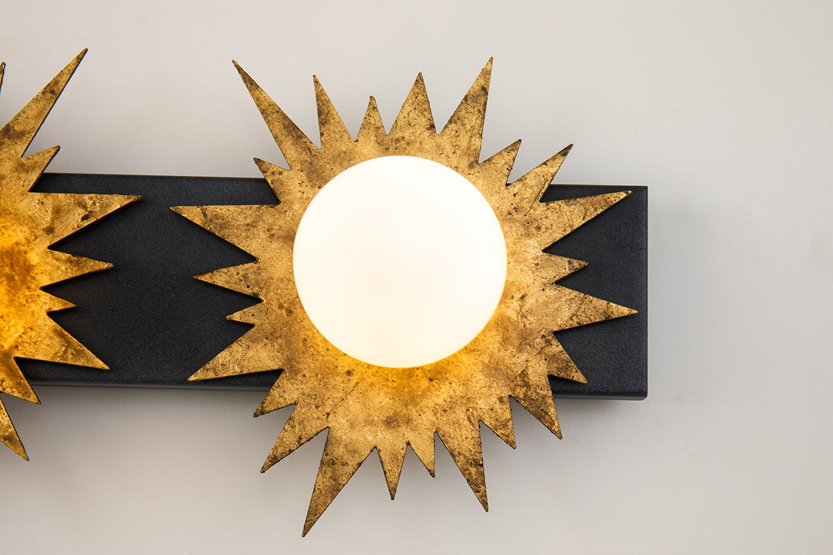 Gilded Nola Soleil 4 koupelnové svítlo zinek gold