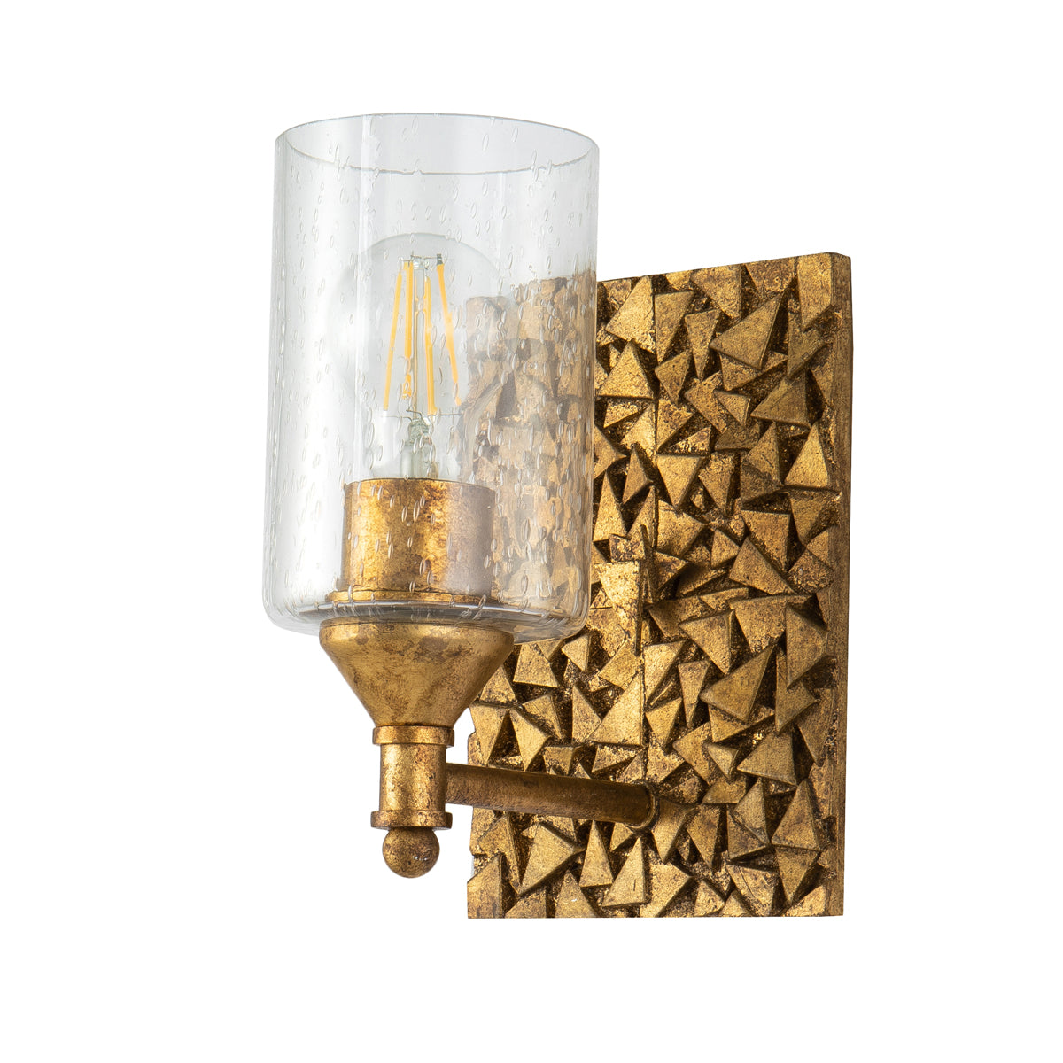 Gilded Nola Mosaic Bath Bar koupelnové svítidlo antique gold