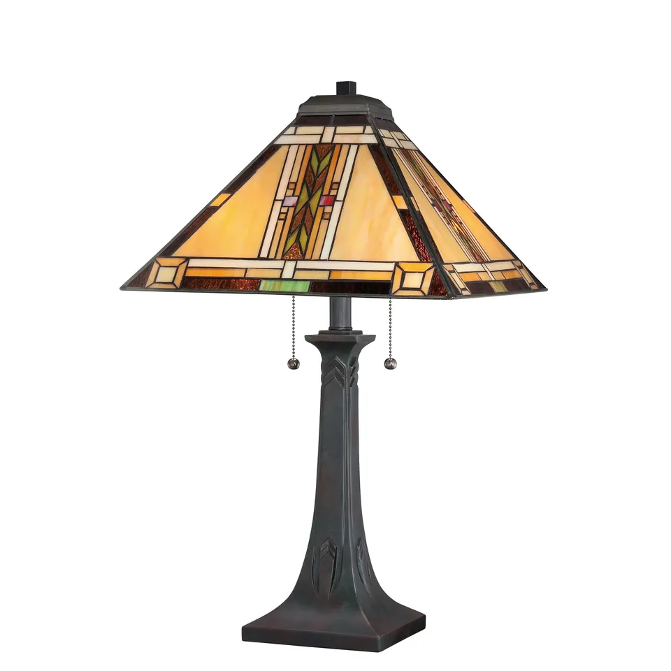 Quoizel Navajo Table Lamp lampa Valiant Bronze