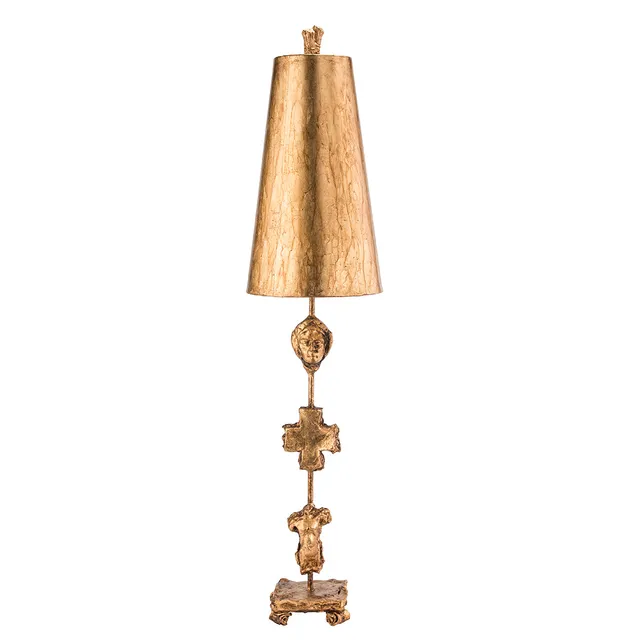 Gilded Nola Fragment stolní lampa zlatá