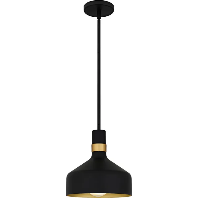 Quoizel Arbor Mini závěsné svítidlo matná černá kovové