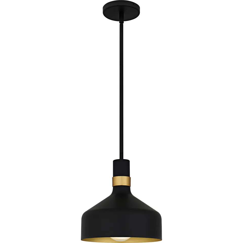 Quoizel Arbor Mini závěsné svítidlo matná černá kovové