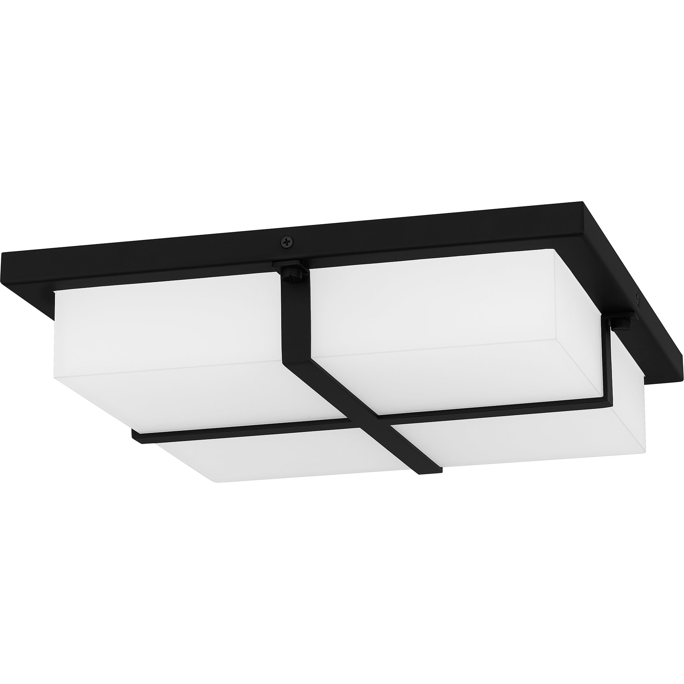 Quoizel Armstrong Flush Mount stropní svítídlo matná černá LED