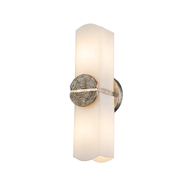 Gilded Nola Elan Silver nástěnné svítidlo stříbrné 2 světla