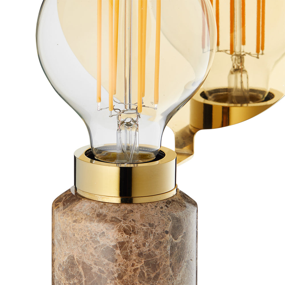 Design by Us Blindspot stolní lampa zlatá