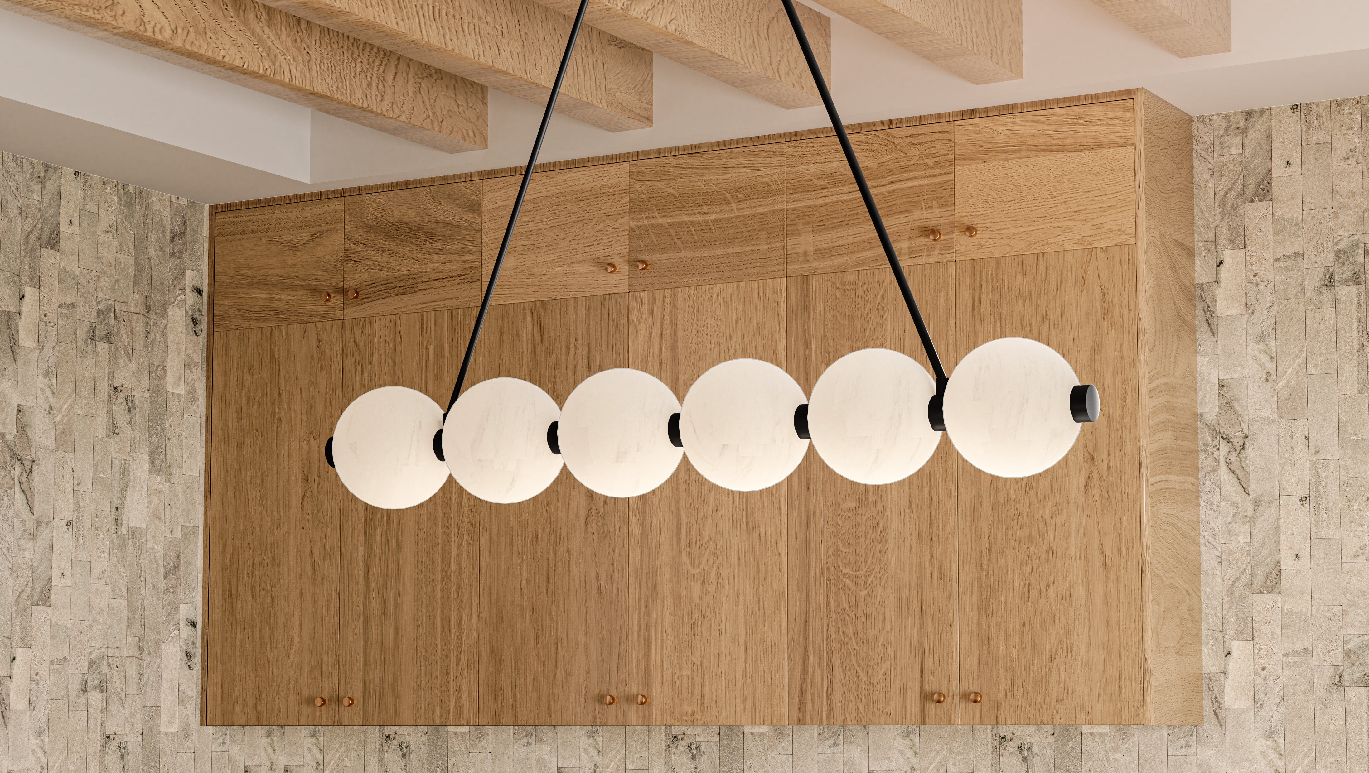Quoizel Clarendon LED ostrůvkový lustr Matte Black