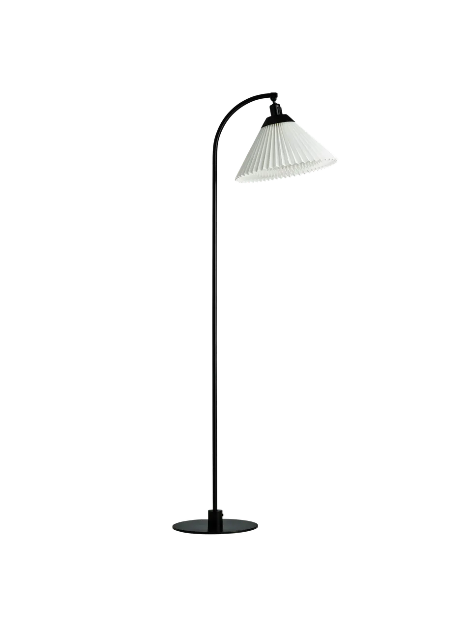 LE KLINT 368 stojací čtecí lampa černá ocel