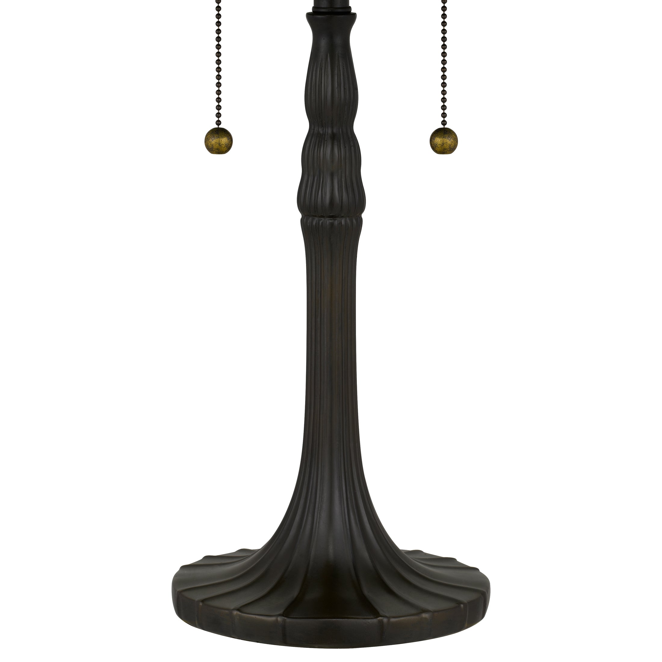 Quoizel Seasons stolní lampa bronz vitráž