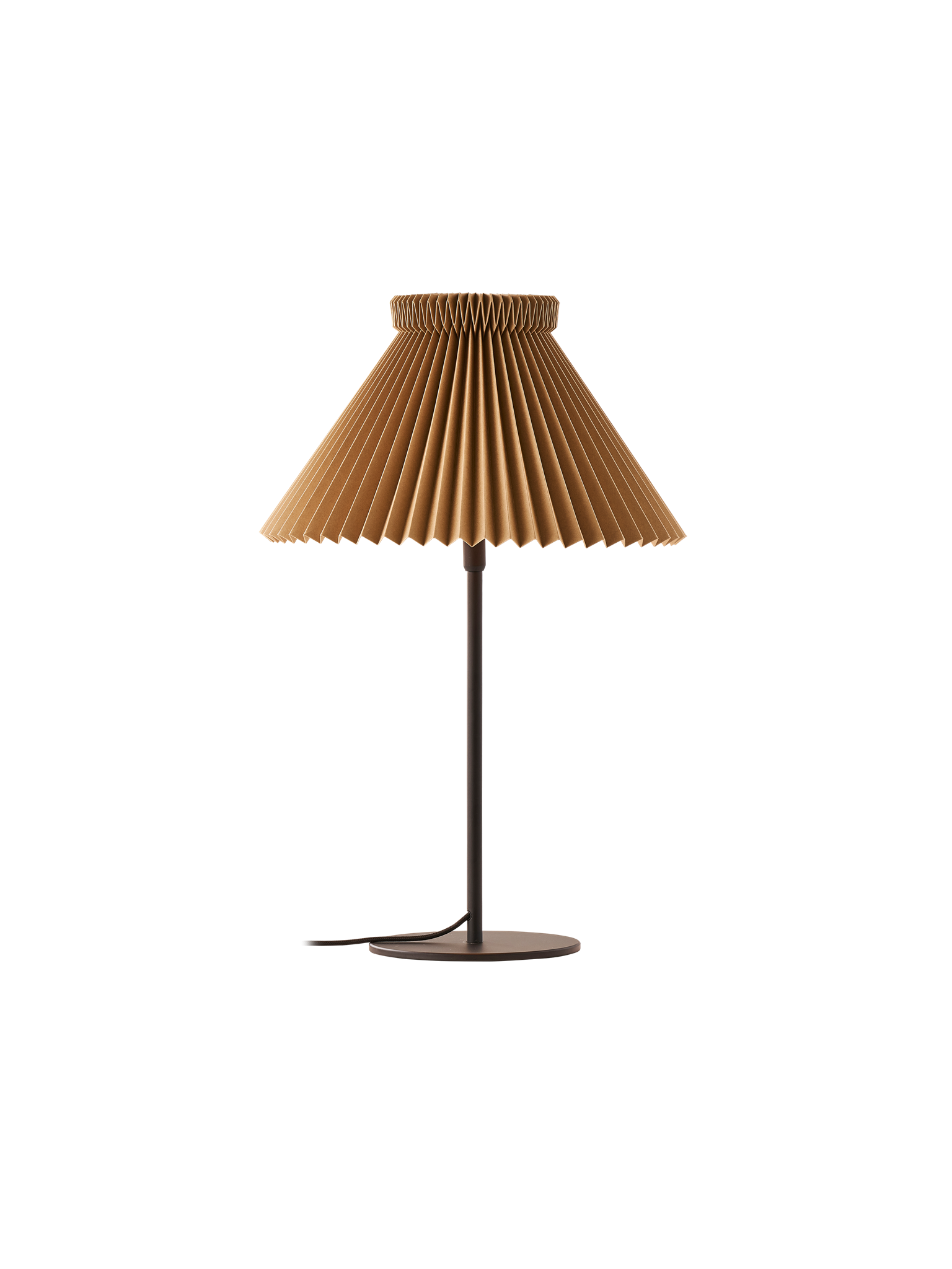 Le Klint 334T stolní lampa čokoládová papír 19 cm