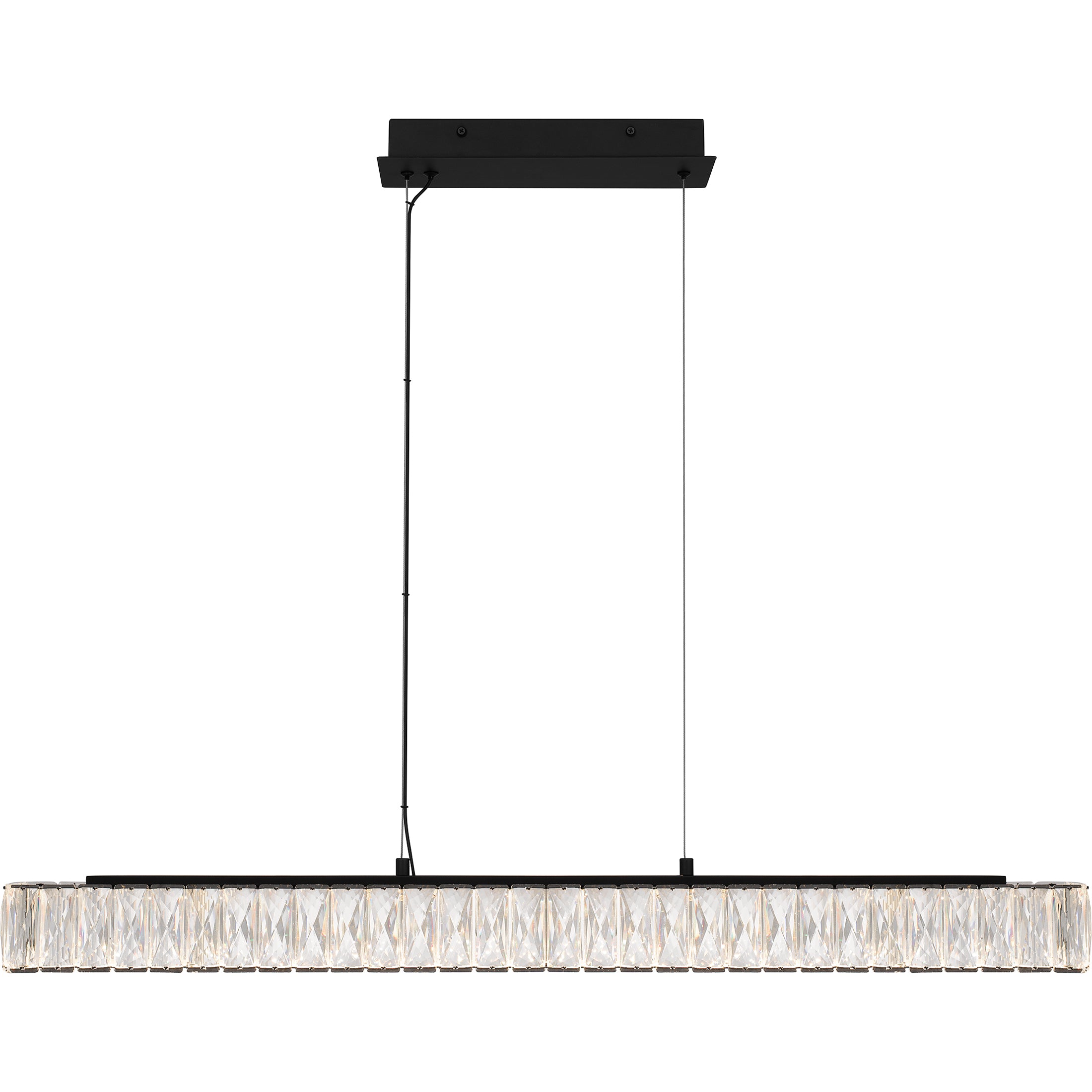 Quoizel Reese lineární lustr matná černá LED