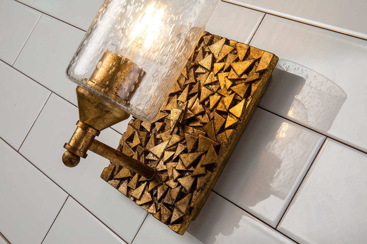 Gilded Nola Mosaic Bath Bar koupelnové svítidlo antique gold