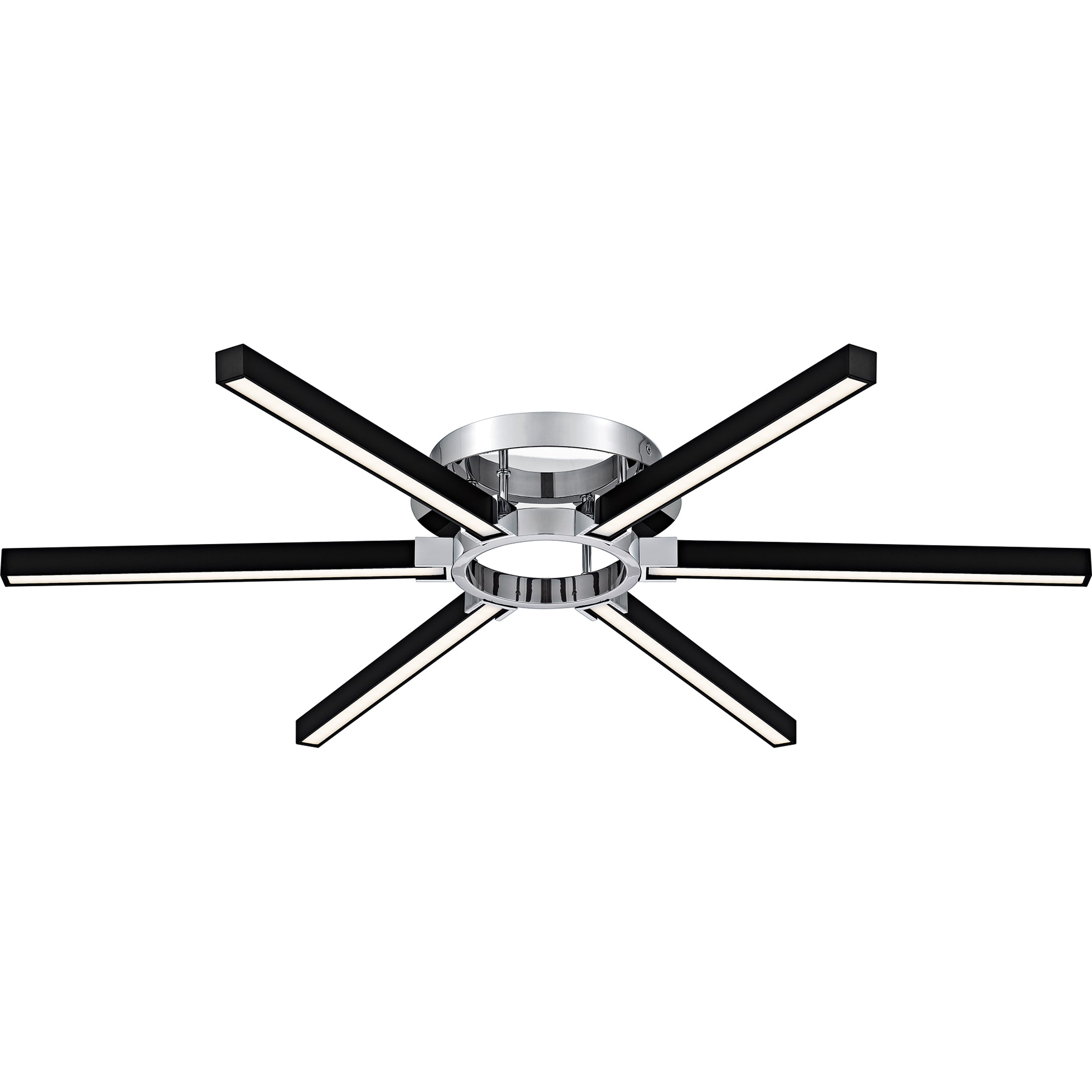 Quoizel Zealand Semi-Flush stropni LED svitidlo chrom