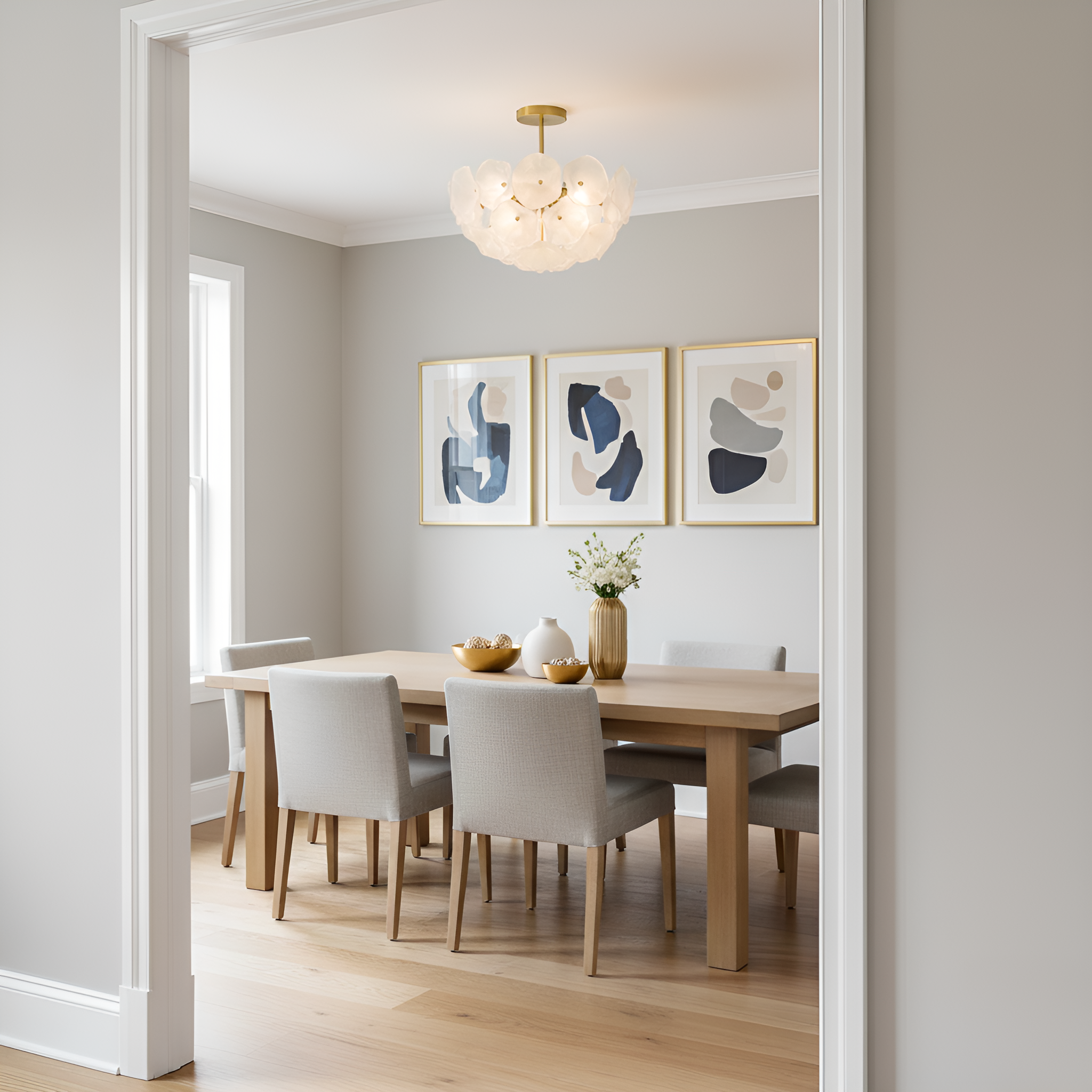 Quoizel Audrey stropní svítídlo zlatá brushed gold
